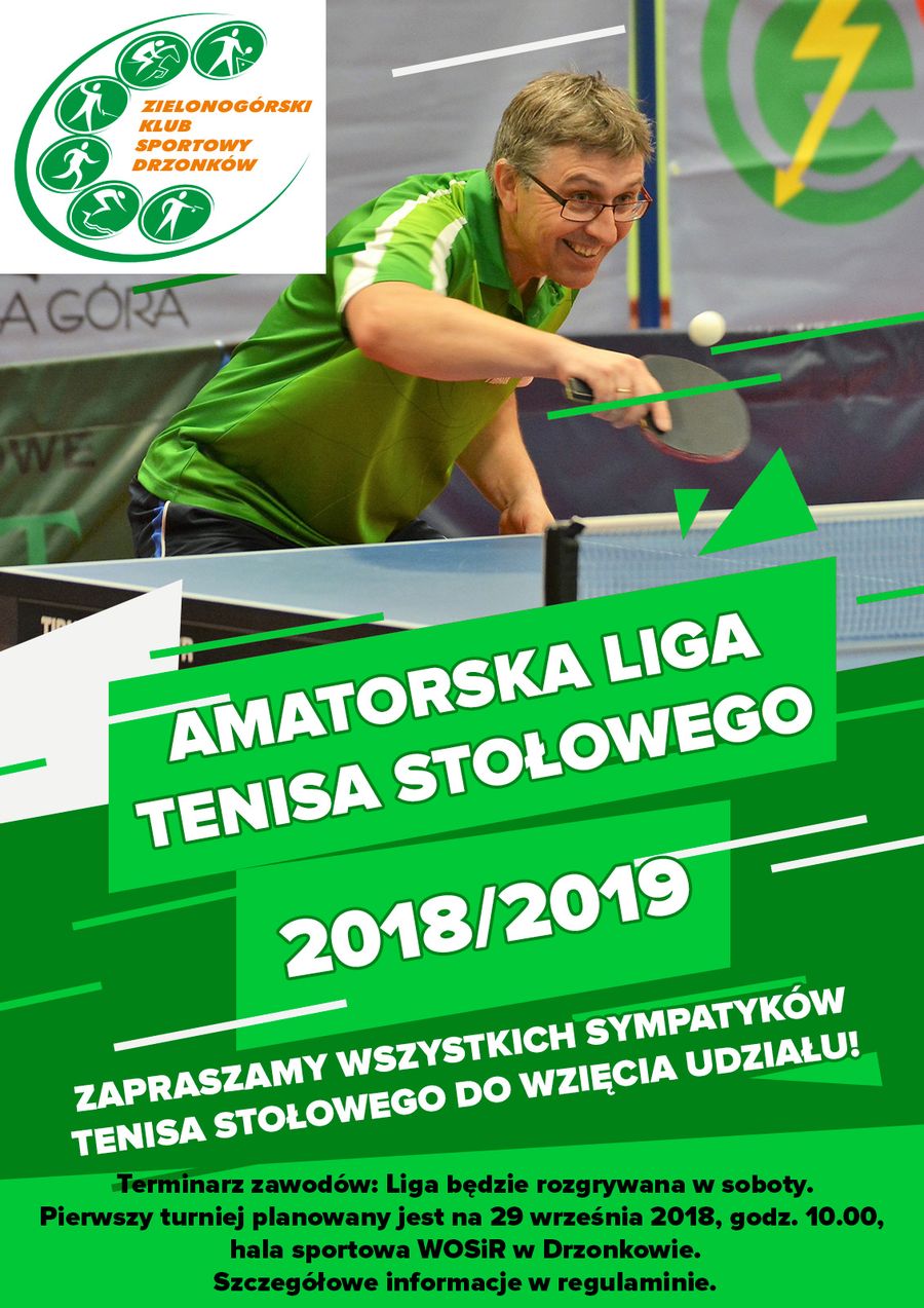 Plakat amatorska liga 2018
